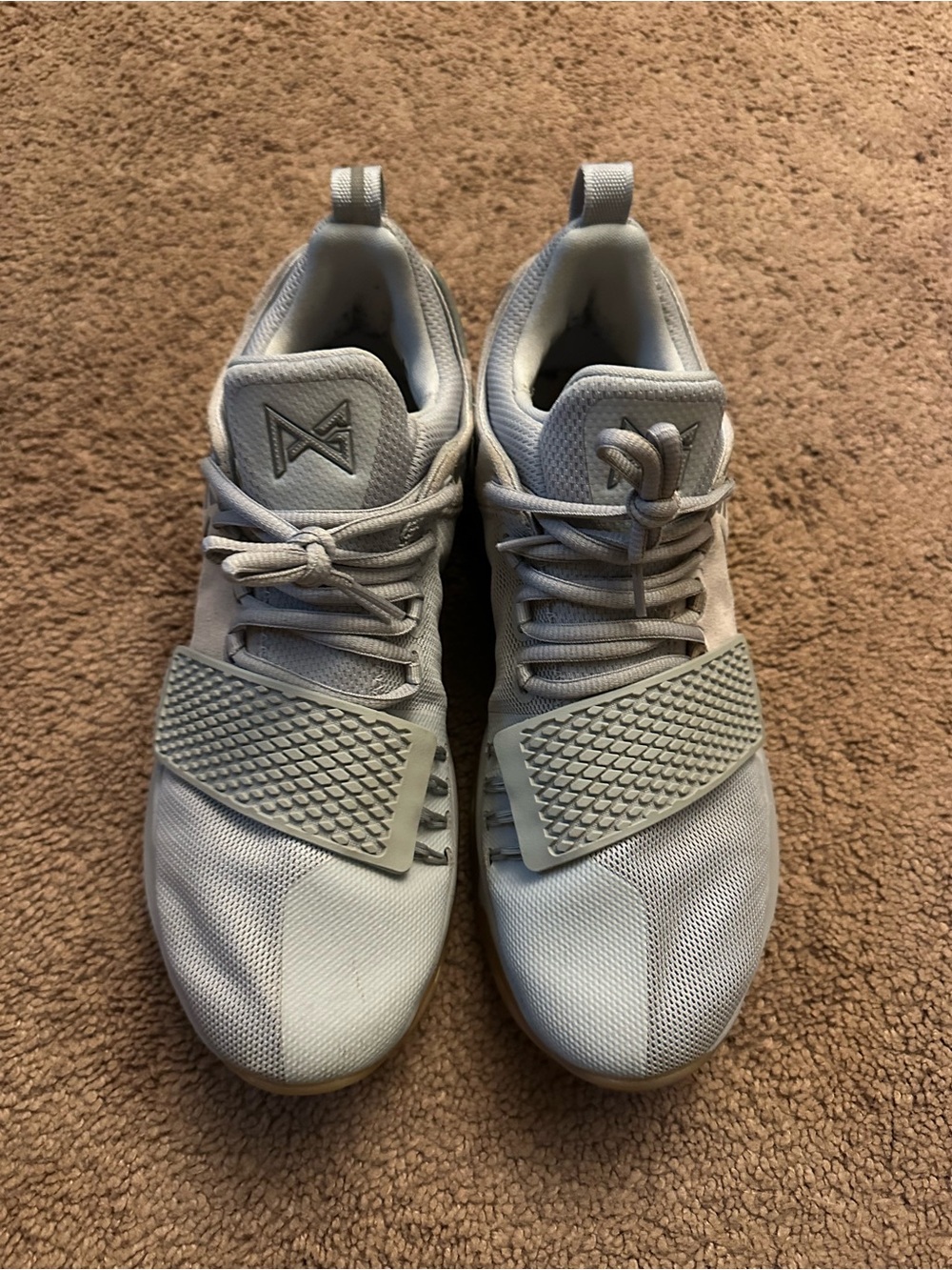 PG Light Gray Basketball Sneakers